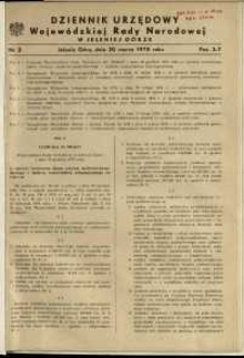 Dziennik Urzędowy Wojewódzkiej Rady Narodowej w Jeleniej Górze, 1978, nr 2