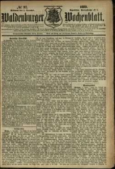 Waldenburger Wochenblatt, Jg. 35, 1889, nr 97