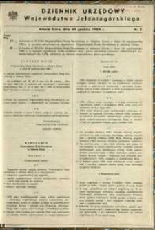 Dziennik Urzędowy Województwa Jeleniogórskiego, 1984, nr 5