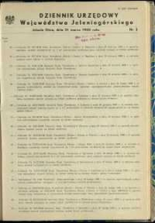 Dziennik Urzędowy Województwa Jeleniogórskiego, 1988, nr 3