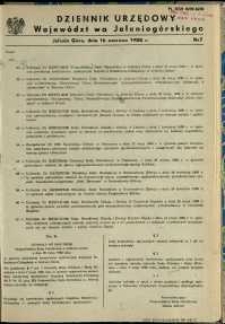 Dziennik Urzędowy Województwa Jeleniogórskiego, 1988, nr 7