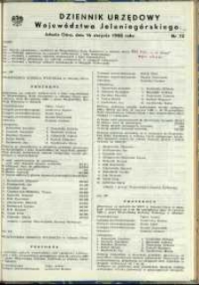 Dziennik Urzędowy Województwa Jeleniogórskiego, 1988, nr 12