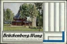 Luftkurort und Wintersportplatz Br&uuml;ckenberg-Wang im Riesengebirge : Seeh&ouml;he 700-1260 Meter