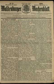 Waldenburger Wochenblatt, Jg. 36, 1890, nr 8
