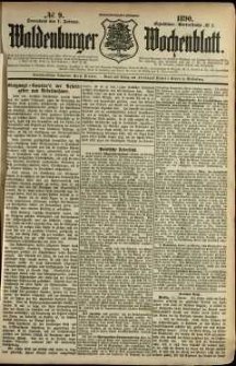 Waldenburger Wochenblatt, Jg. 36, 1890, nr 9