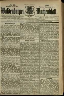 Waldenburger Wochenblatt, Jg. 36, 1890, nr 19