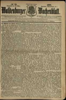 Waldenburger Wochenblatt, Jg. 36, 1890, nr 23