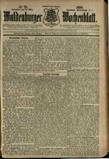 Waldenburger Wochenblatt, Jg. 36, 1890, nr 25