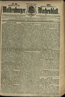 Waldenburger Wochenblatt, Jg. 36, 1890, nr 38