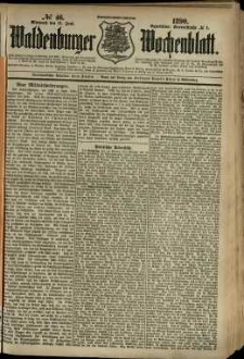 Waldenburger Wochenblatt, Jg. 36, 1890, nr 46