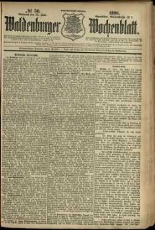 Waldenburger Wochenblatt, Jg. 36, 1890, nr 50