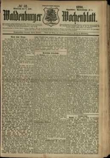 Waldenburger Wochenblatt, Jg. 36, 1890, nr 52