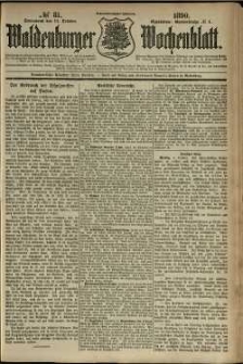 Waldenburger Wochenblatt, Jg. 36, 1890, nr 81