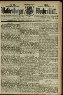 Waldenburger Wochenblatt, Jg. 36, 1890, nr 85