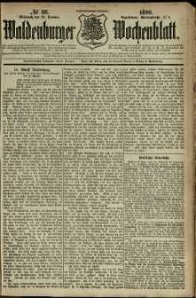 Waldenburger Wochenblatt, Jg. 36, 1890, nr 86