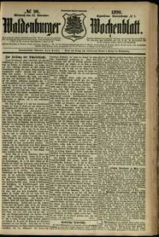Waldenburger Wochenblatt, Jg. 36, 1890, nr 90