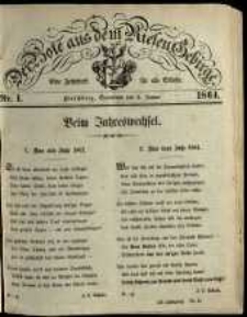 Der Bote aus dem Riesen-Gebirge : eine Zeitschrift für alle Stände, R. 52, 1864, nr 1