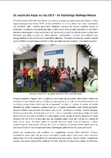 10. wycieczka Rajdu na Raty 2013 - do Teplickiego Skalnego Miasta [Dokument elektroniczny]