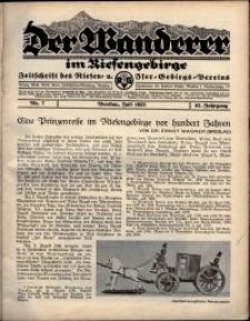 Der Wanderer im Riesengebirge, 1932, nr 7