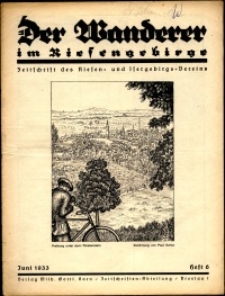 Der Wanderer im Riesengebirge, 1933, nr 6