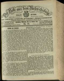Der Bote aus dem Riesen-Gebirge : Zeitung für alle Stände, R. 102, 1914, nr 17