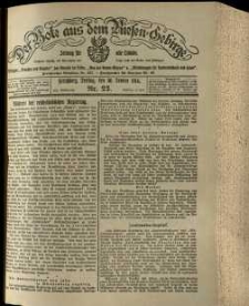 Der Bote aus dem Riesen-Gebirge : Zeitung für alle Stände, R. 102, 1914, nr 25