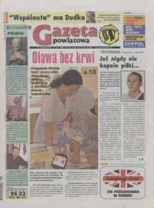 Gazeta Powiatowa - Wiadomości Oławskie, 2002, nr 38 (488) [Dokument elektyroniczny]