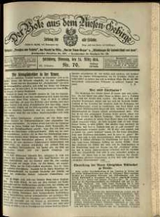 Der Bote aus dem Riesen-Gebirge : Zeitung für alle Stände, R. 102, 1914, nr 70
