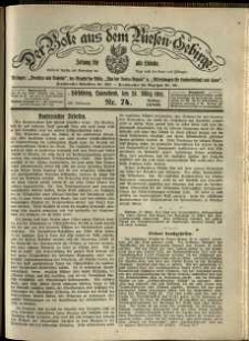 Der Bote aus dem Riesen-Gebirge : Zeitung für alle Stände, R. 102, 1914, nr 74