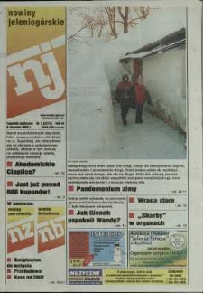 Nowiny Jeleniog&oacute;rskie : tygodnik społeczny, R. 45, 2002, nr 2 (2273)