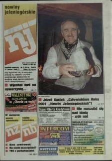Nowiny Jeleniog&oacute;rskie : tygodnik społeczny, R. 45, 2002, nr 7 (2278)
