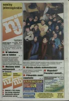 Nowiny Jeleniog&oacute;rskie : tygodnik społeczny, R. 45, 2002, nr 9 (2280)