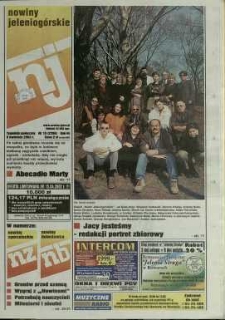 Nowiny Jeleniog&oacute;rskie : tygodnik społeczny, R. 45, 2002, nr 15 (2286)