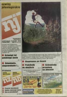 Nowiny Jeleniog&oacute;rskie : tygodnik społeczny, R. 45, 2002, nr 23 (2294)