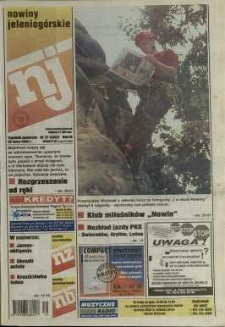 Nowiny Jeleniog&oacute;rskie : tygodnik społeczny, R. 45, 2002, nr 31 (2302)