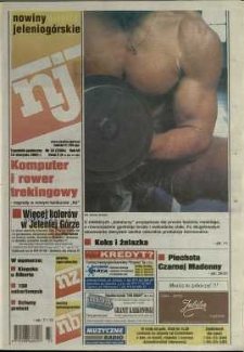 Nowiny Jeleniog&oacute;rskie : tygodnik społeczny, R. 45, 2002, nr 33 (2304)