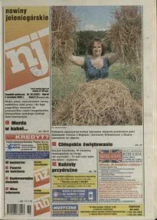 Nowiny Jeleniog&oacute;rskie : tygodnik społeczny, R. 45, 2002, nr 36 (2307)