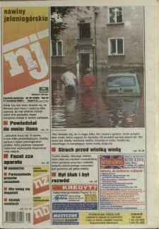 Nowiny Jeleniog&oacute;rskie : tygodnik społeczny, R. 45, 2002, nr 38 (2309)