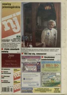 Nowiny Jeleniog&oacute;rskie : tygodnik społeczny, R. 45, 2002, nr 50 (2321)