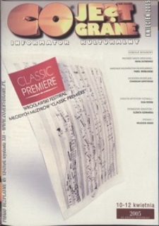Co Jest Grane : informator kulturalny, 2005, nr 4 (134)