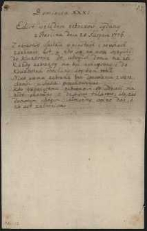 [Edict względem żebraków wydany z Berlina dnia 28 sierpnia 1776]