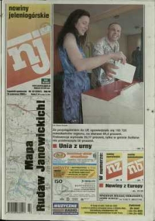 Nowiny Jeleniogórskie : tygodnik społeczny, R. 46, 2003, nr 23 (2347)