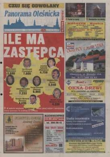 Panorama Oleśnicka: tygodnik Ziemi Oleśnickiej, 2003, nr 3 (771)