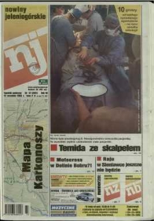 Nowiny Jeleniogórskie : tygodnik społeczny, R. 46, 2003, nr 37 (2361)
