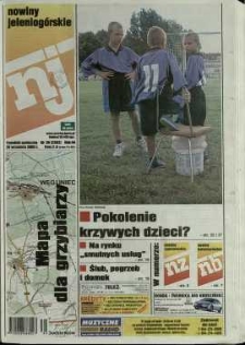 Nowiny Jeleniogórskie : tygodnik społeczny, R. 46, 2003, nr 39 (2363)