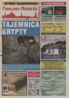 Panorama Oleśnicka: tygodnik Ziemi Oleśnickiej, 2003, nr 10 (778)