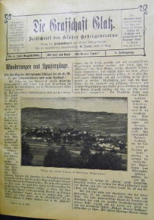 Die Grafschaft Glatz : Zeitschrift des Glatzer Gebirgsvereins, Jr. 2, 1907, nr 4
