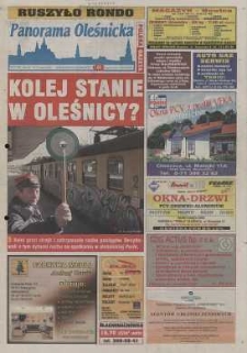 Panorama Oleśnicka: tygodnik Ziemi Oleśnickiej, 2003, nr 21 (789)