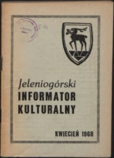 Jeleniogórski Informator Kulturalny, kwiecień 1968