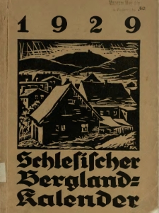 Schlesischer Bergland-Kalender 1929